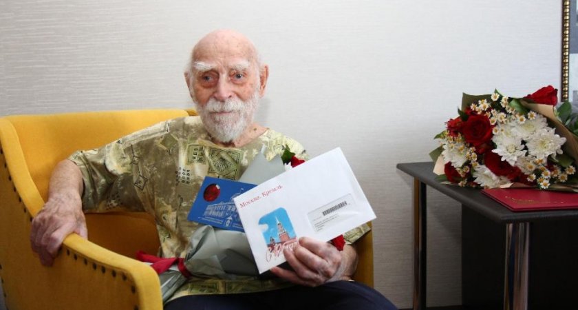 Рязанский ветеран ВОВ войны Кутузов отметил свое 100-летие