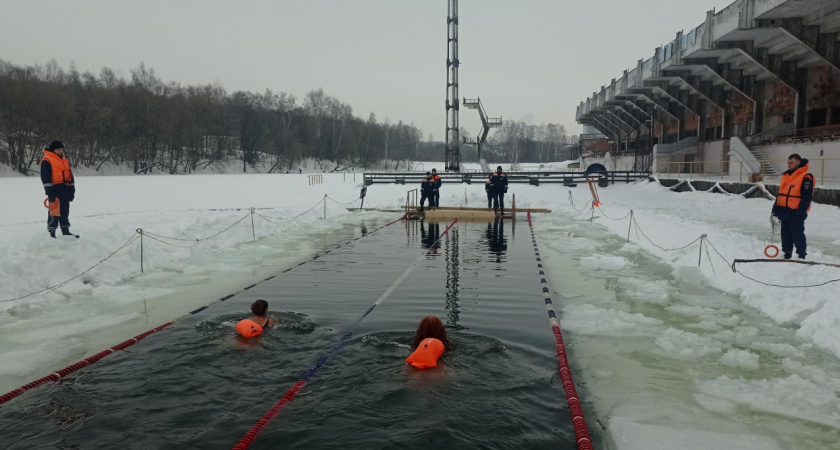 В Рязани состоялся чемпионат по зимнему плаванию