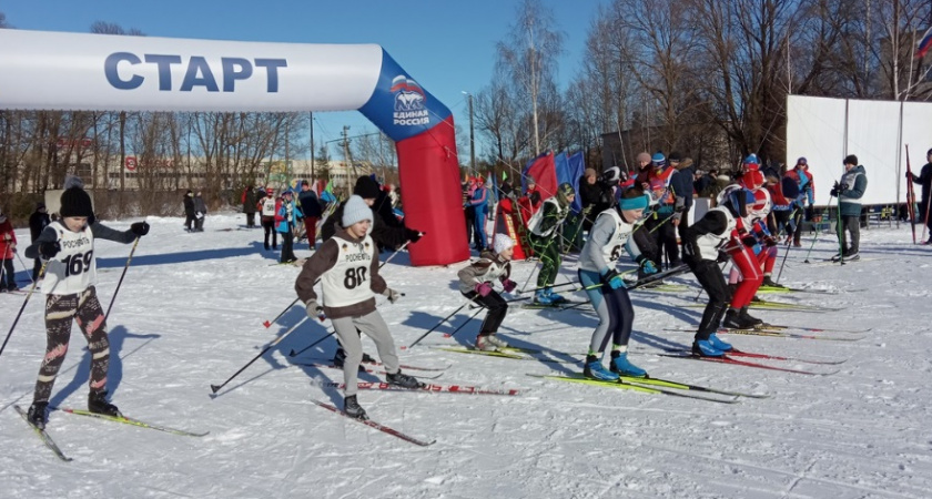В Рязанской области прошли масштабные лыжные гонки