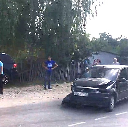 В Касимове произошло ДТП: внедорожник врезался в седан
