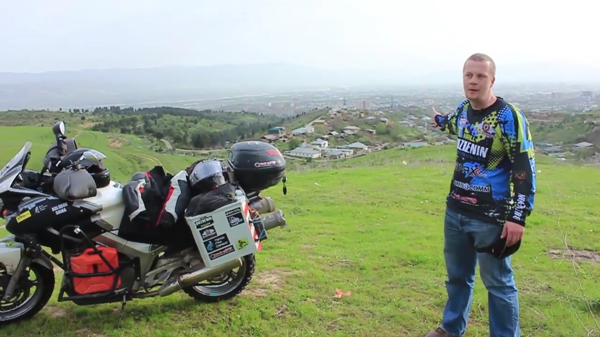 Рязанец, доехавший на мотоцикле до Душанбе, делится своими впечатлениями - видео
