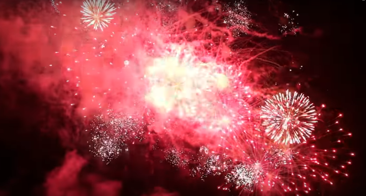 В сети опубликовано видео праздничного фейерверка на Дне Города в Рязани