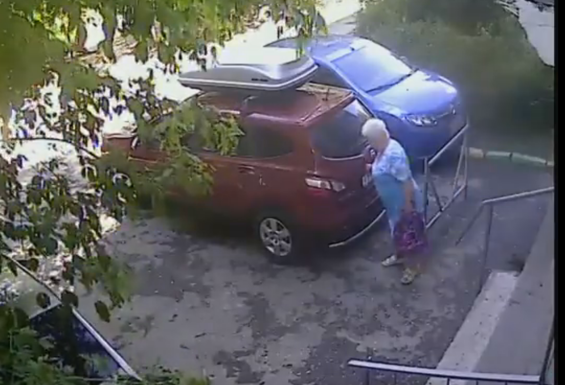 Бабушка-вандал обнаружена на улице Зубковой - водители, осторожно!