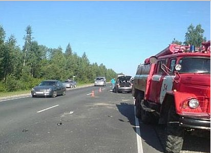 Массовая авария в Путятинском районе - столкнулись четыре автомобиля, есть пострадавшие