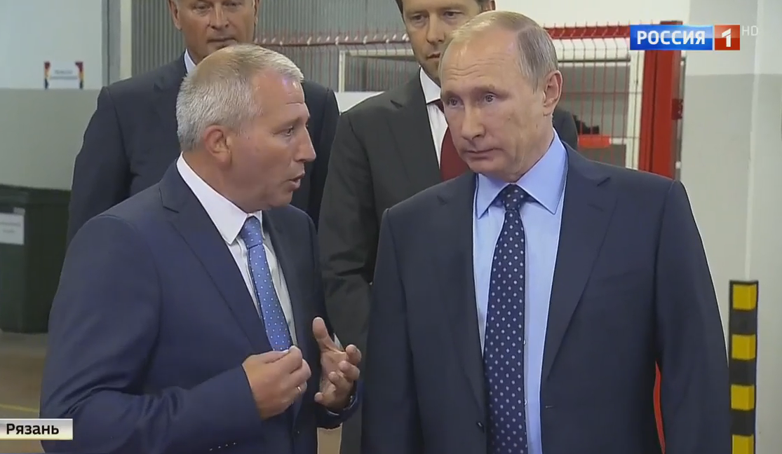 Путин прилетел - видеосюжеты о визите президента в Рязань
