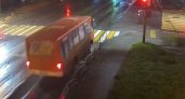 Опубликовано видео с моментом ДТП с автобусом в Рязани