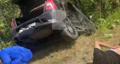 В Рязанском районе несколько человек пострадали из-за слета машины в кювет