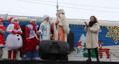 Мэрия Рязани поделилась фотографиями поезда Деда Мороза