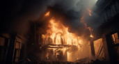 В Касимове из-за пожара пострадал человек