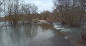 В Рязанской области затопило два участка дорог и низководный мост