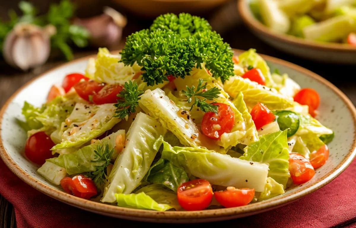 Сочный и сытный салат с пекинской капустой "Нежность": такой вкусный, что домашние требуют готовить его 2 раза в день