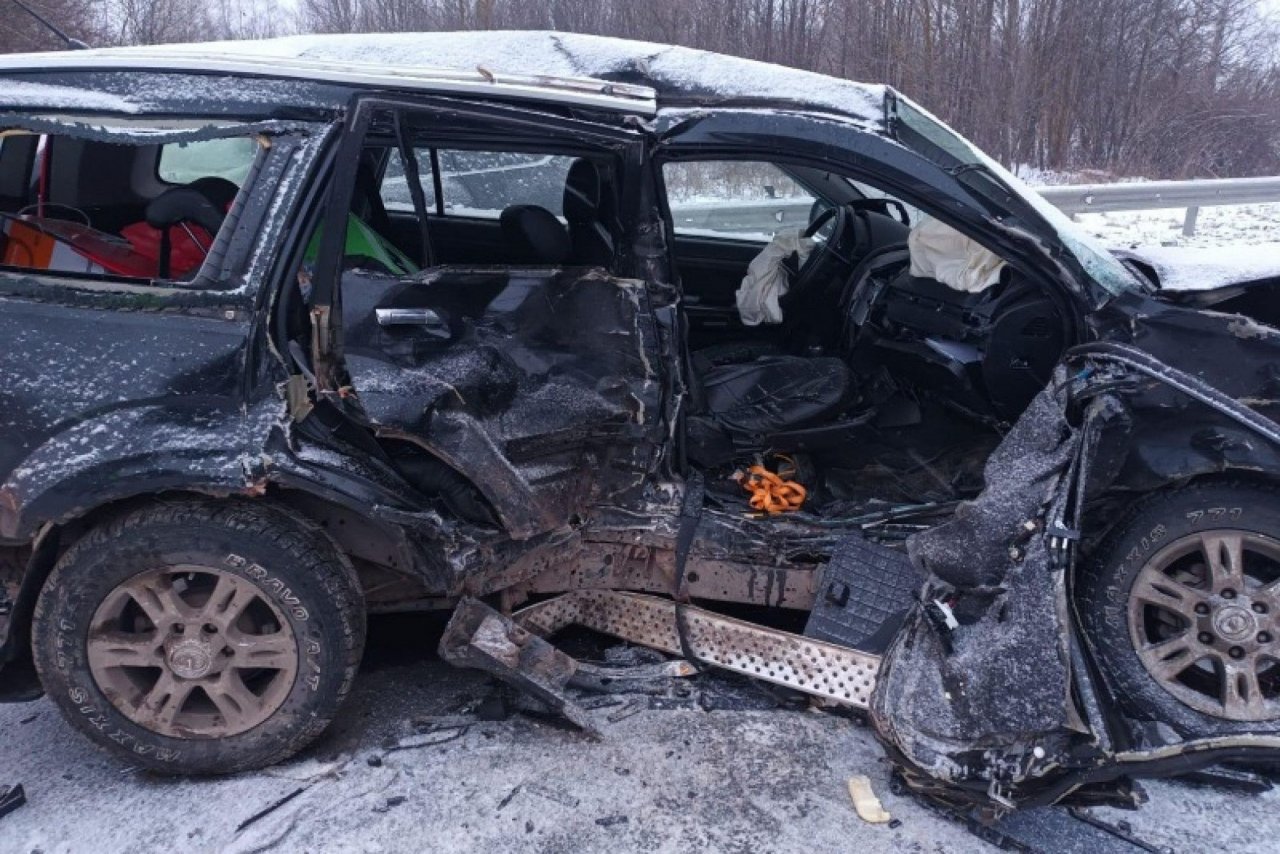 В Путятинском районе произошла серьезная авария с «Лексус» и «Грейт Волл»