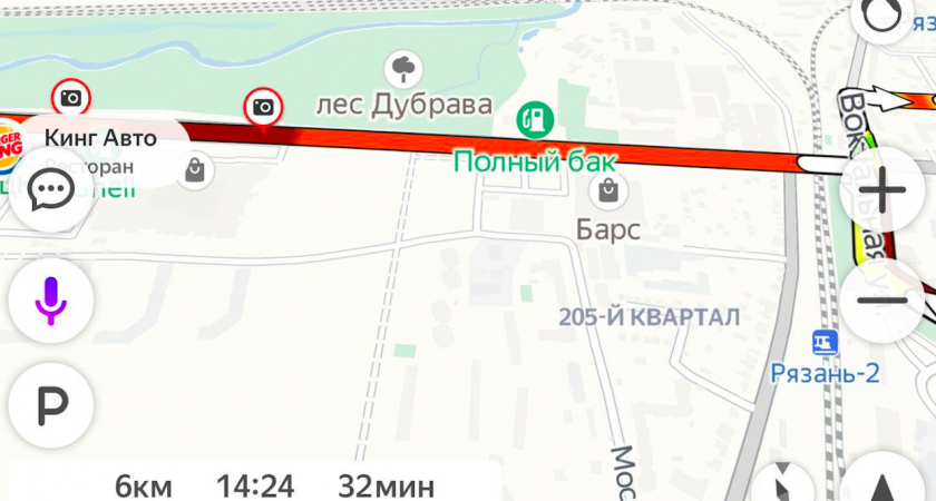 Ездоки: Рязань стоит в пробках, Московское шоссе заблокировано