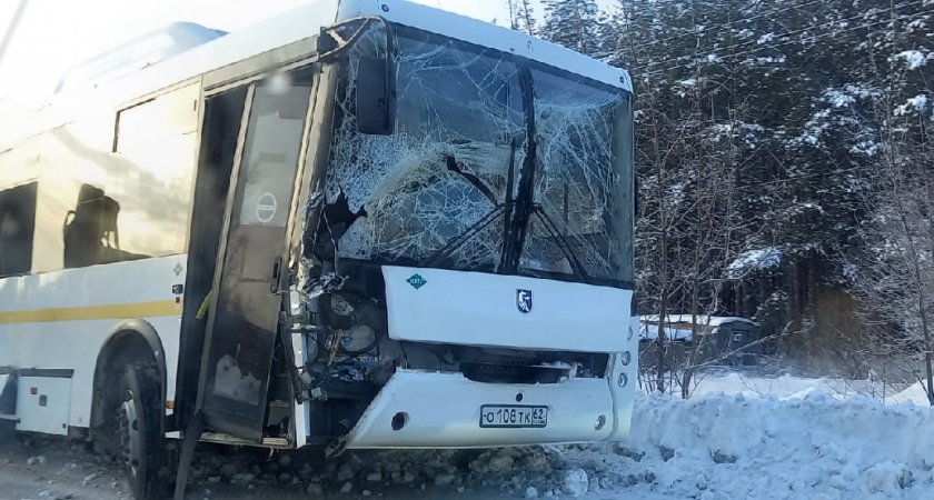 В Касимове разбился автобус