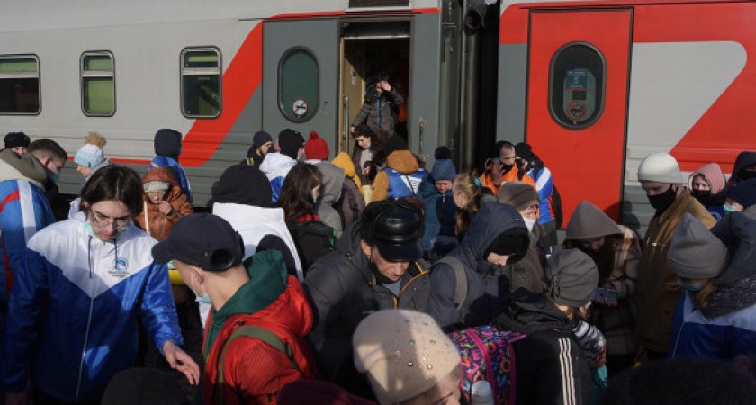 В Рязанскую область 22 февраля отправили поезд с 700 жителями Донбасса