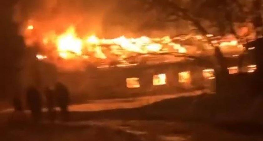 В Рыбновском районе 20 марта сгорела ферма