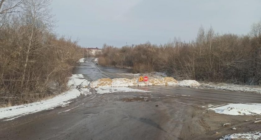 В Рязанской области закрыты семь низководных мостов из-за затопления