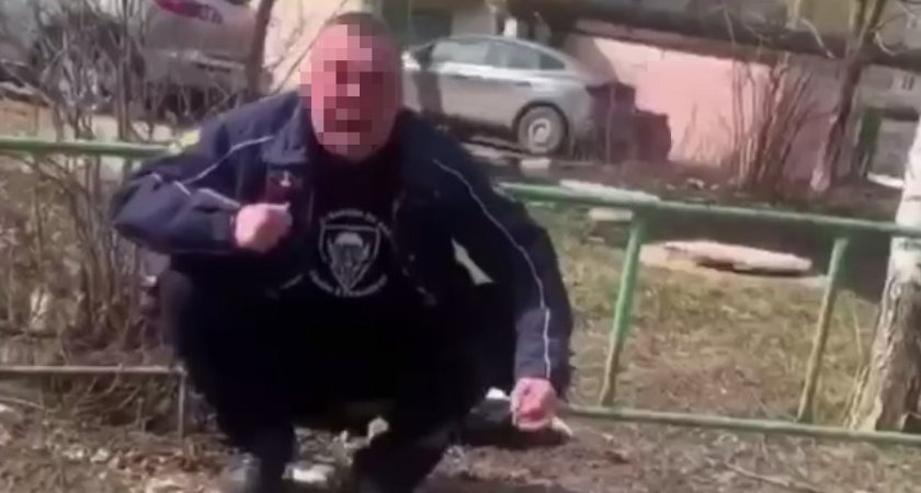 В Рязани мужчина напал на автомобиль и просил отвезти его на Украину