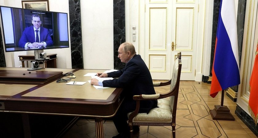 Врио губернатора Рязанской области Павел Малков обозначил Путину свои приоритеты