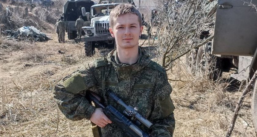 В Рыбновском районе 24 мая простились с погибшим на Украине сержантом Виталием Свиридовым