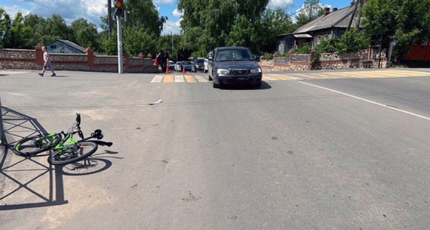 В Михайлове водитель Hyundai сшиб 11-летнего велосипедиста