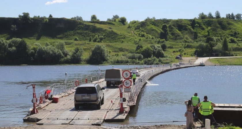 Новый понтонный мост в Спасске возведут в 2024 году