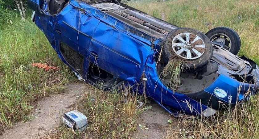 В Рязанской области при опрокидывании 15 июля Renault погиб 55-летний водитель