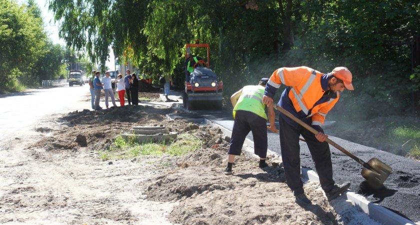 Сорокина проинспектировала ремонт дорог в Рязани