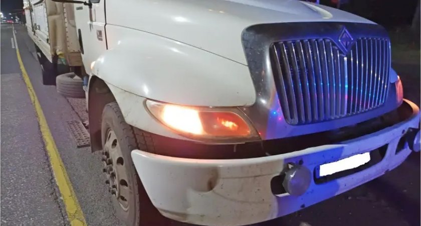 Североамериканский грузовик Navistar International сбил в Захарове мужчину 30 лет