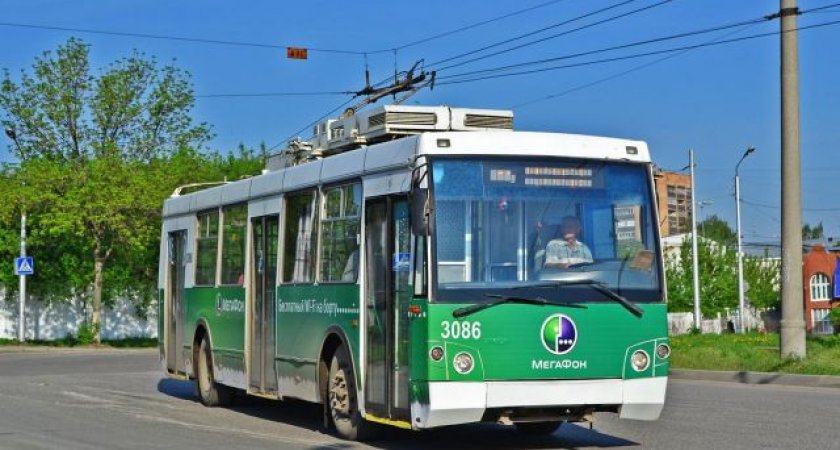 С 24 августа в центре Рязани из-за ремонта газопровода изменят движение троллейбусов