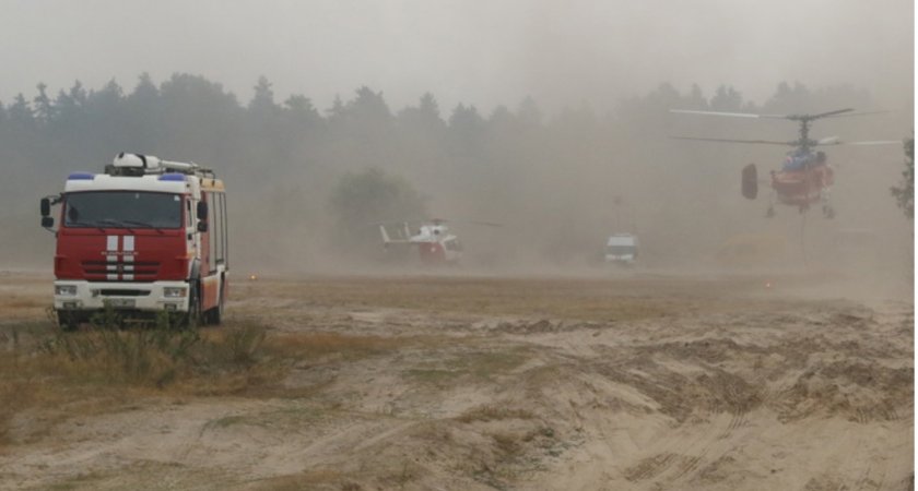 Один человек погиб и один пострадал при тушении пожаров в Рязанской области