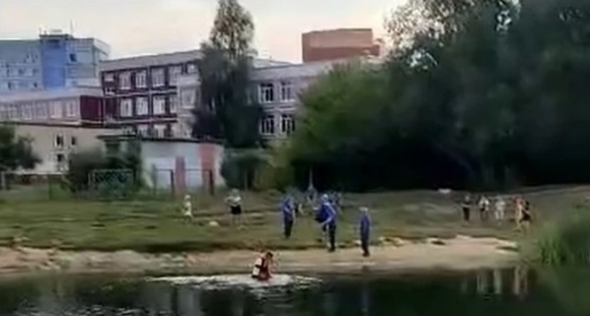 Опубликовано видео извлечения тела рязанца из пруда в Канищеве