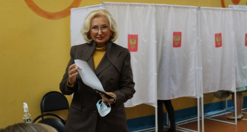 Панфилова проголосовала на выборах губернатора Рязанской области