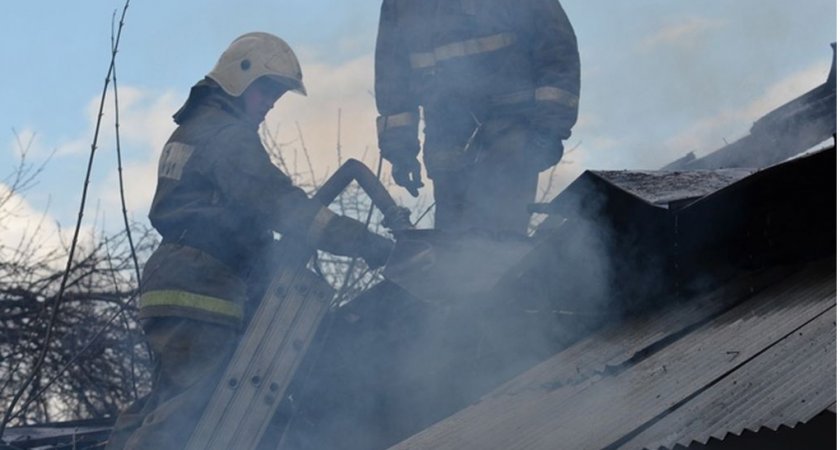 12 сентября на пожаре в Старожилове скончался мужчина