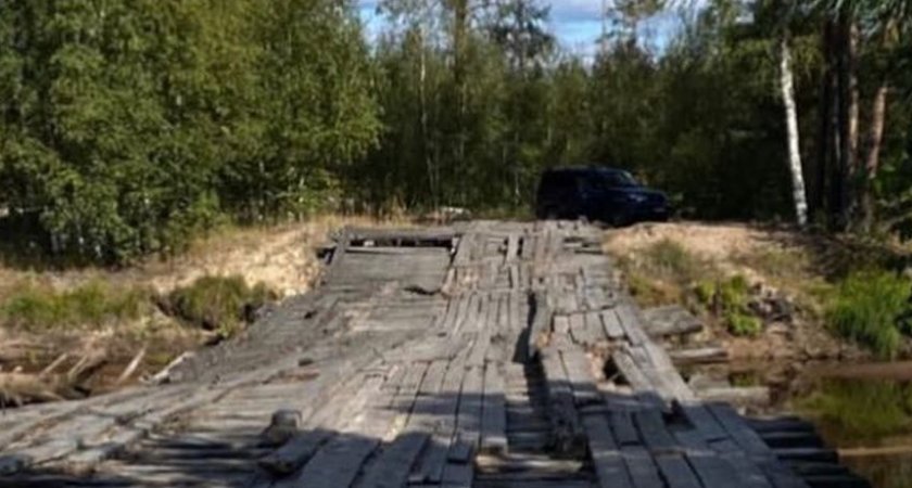 Пожарные забрали новый мост через Пру в Клепиковском районе