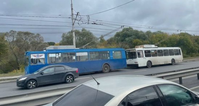 Троллейбусы встали на Московском шоссе 26 сентября