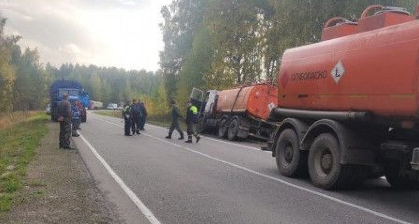 В Ряжском районе сотрудники ГИБДД избежали аварии с участием бензовоза