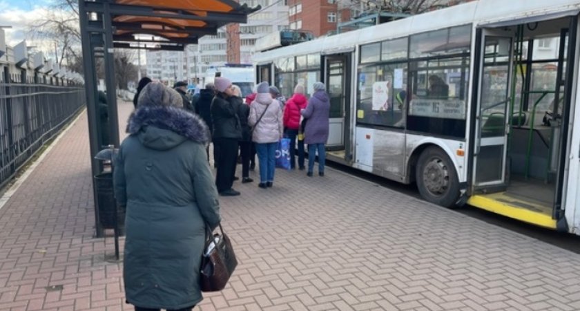 В Рязани пассажирка троллейбуса упала на остановке