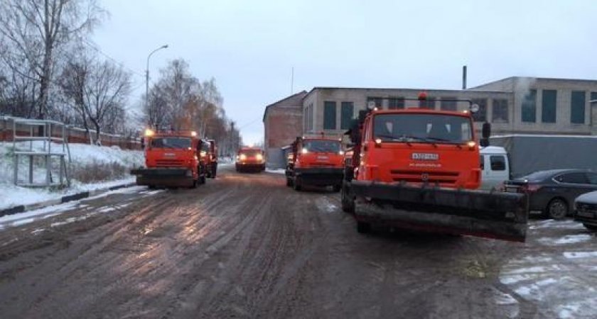 Ночью 16 ноября с улиц Рязани вывезли около 60 кубометров снега