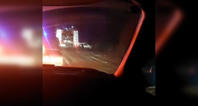 В Рязани пять человек пострадали в массовой аварии на автодороге
