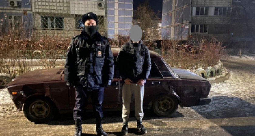 В Рязани ночной патруль выявил подростка за рулем авто