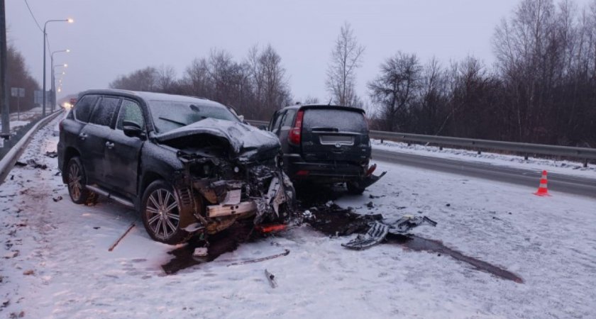 В Путятинском районе произошла серьезная авария с «Лексус» и «Грейт Волл»