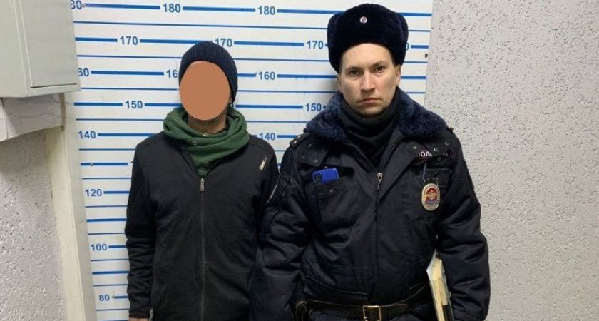 Полиция Рязани задержала вора металлических столбов на улице Есенина
