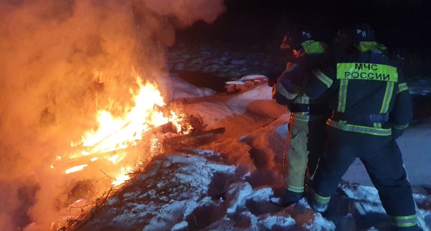 Под Рязанью при пожаре погиб 28-летний мужчина