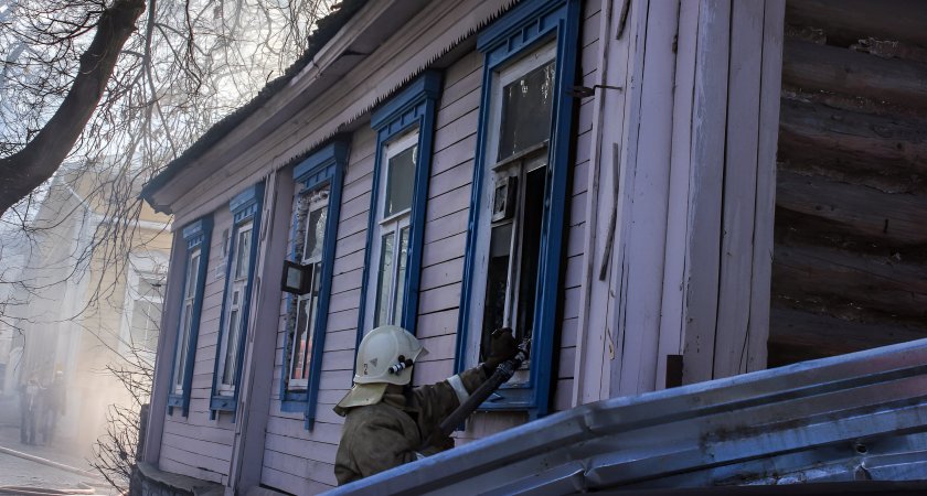 В Сасовском районе из-за пожара скончалась 86-летняя женщина