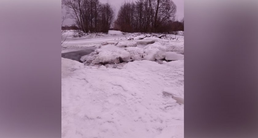 В Рязанской области произошло освобождение от воды низководного моста