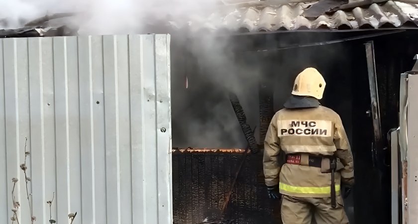 В Рязани 16 января на улице на улице 3-й Коломенский проезд случился пожар