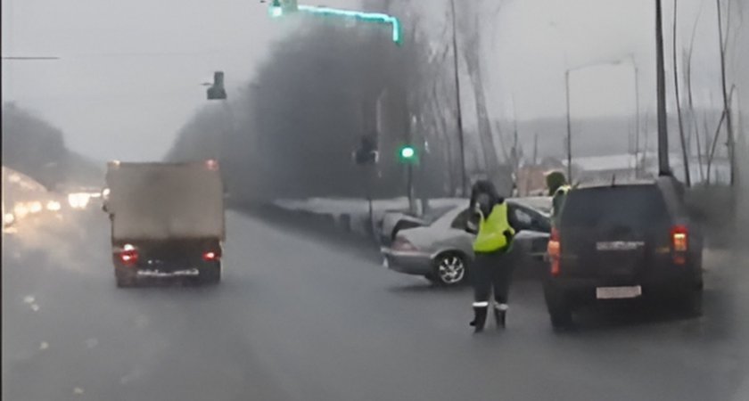 27 января на трассе М5 случилось ДТП с участием двух автомобилей