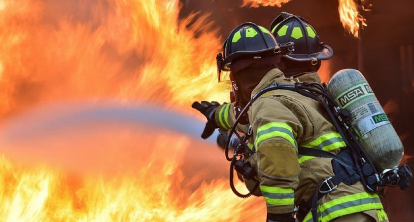 В центре Рязани в пожаре погиб 33-летний мужчина