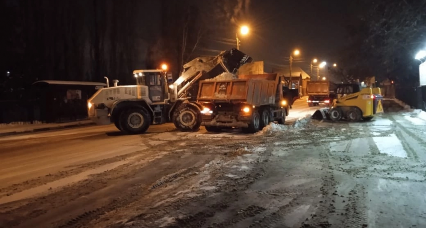 В администрации Рязани отчитались о том, как проходит уборка снега в городе